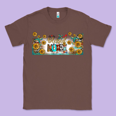 Blessed Nurse Libbey Glass Classic Tee Designed By Bundleandbundleshop