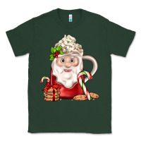 Sports Green santa coffee Classic Tee - JahusDesignShop