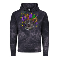 Cloud Black mardi gras pitbull Vintage Hoodie - RanaPortraitStore
