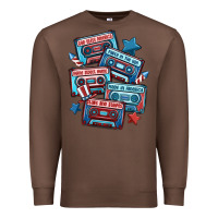 Chestnut usa america cassette tapes Premium Sweatshirt - MaliasSmallBusiness