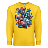 Lemon usa america cassette tapes Premium Sweatshirt - MaliasSmallBusiness