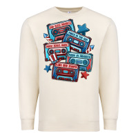 Sandshell usa america cassette tapes Premium Sweatshirt - MaliasSmallBusiness