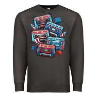 Smoke usa america cassette tapes Premium Sweatshirt - MaliasSmallBusiness