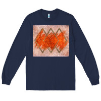 Navy orange glitter Long Sleeve Tee - JahusDesignShop