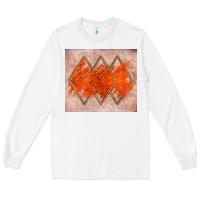 White orange glitter Long Sleeve Tee - JahusDesignShop