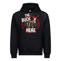 Black The Bucks Stops Here Urban Hoodie - Bettercallsaul