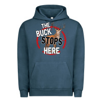Pigment Midnight Navy The Bucks Stops Here Urban Hoodie - Bettercallsaul