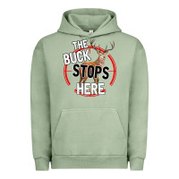 Pigment Oil Green The Bucks Stops Here Urban Hoodie - Bettercallsaul