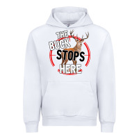 White The Bucks Stops Here Urban Hoodie - Bettercallsaul