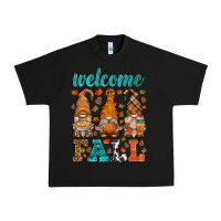 Black welcome fall gnome Urban Heavy Tee - HRA Design Shop