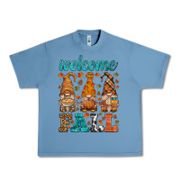 Pebble Blue welcome fall gnome Urban Heavy Tee - HRA Design Shop