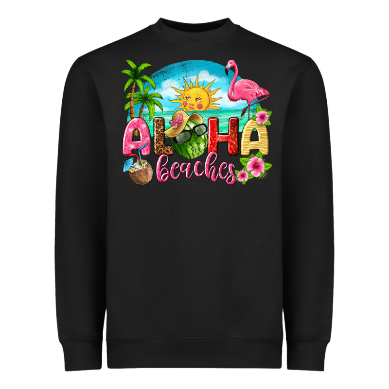 Aloha Beaches Heavyweight Sweatshirt by texasbilliewilder | Teevron