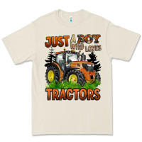Bone just a boy who loves tractors Premium Tee - BarkalooDesign
