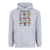 Heather Grey god says i am mardi gras Heavyweight Hoodie - MaliasSmallBusiness