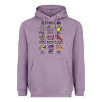 Lavender god says i am mardi gras Heavyweight Hoodie - MaliasSmallBusiness