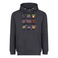 Smoke god says i am mardi gras Heavyweight Hoodie - MaliasSmallBusiness