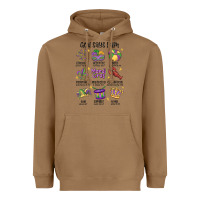 Toasted Coconut god says i am mardi gras Heavyweight Hoodie - MaliasSmallBusiness