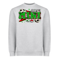Heather Grey mini soccer Heavyweight Sweatshirt - Zillion Design Studio