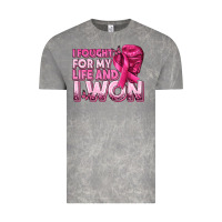 Cloud Rock I Fought For My Life and I Won Breast Cancer Vintage Tee - texasbilliewilder