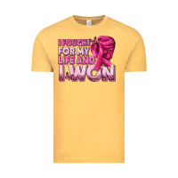 Vintage Mustard I Fought For My Life and I Won Breast Cancer Vintage Tee - texasbilliewilder