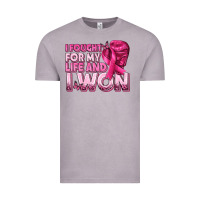 Vintage Zinc I Fought For My Life and I Won Breast Cancer Vintage Tee - texasbilliewilder