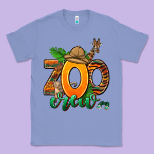 Zoo Crew Classic Tee Designed By Adodesignshop
