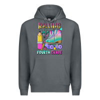 Rock rolling into fourth grade Premium Hoodie - BundleAndBundleShop