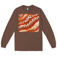 Chestnut orange glitter Long Sleeve Tee - JahusDesignShop