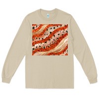 Mushroom orange glitter Long Sleeve Tee - JahusDesignShop