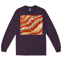 Plum orange glitter Long Sleeve Tee - JahusDesignShop