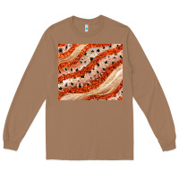 Toasted Coconut orange glitter Long Sleeve Tee - JahusDesignShop