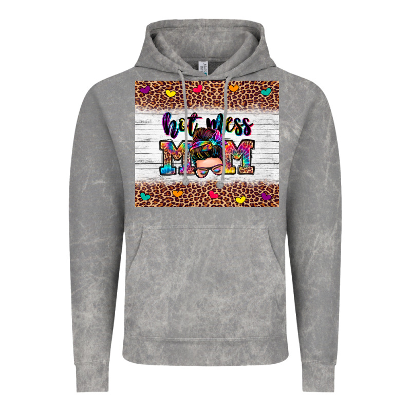 Hot Mess Mom Vintage Hoodie by Zillion Design Studio | Teevron