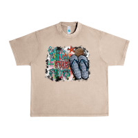 French Oak life is better in fılp flops Urban Heavy Tee - SublimationCraftShop
