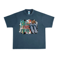Midnight Navy life is better in fılp flops Urban Heavy Tee - SublimationCraftShop