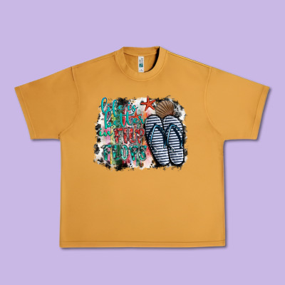 Life Is Better In Fılp Flops Urban Heavy Tee Designed By Sublimationcraftshop