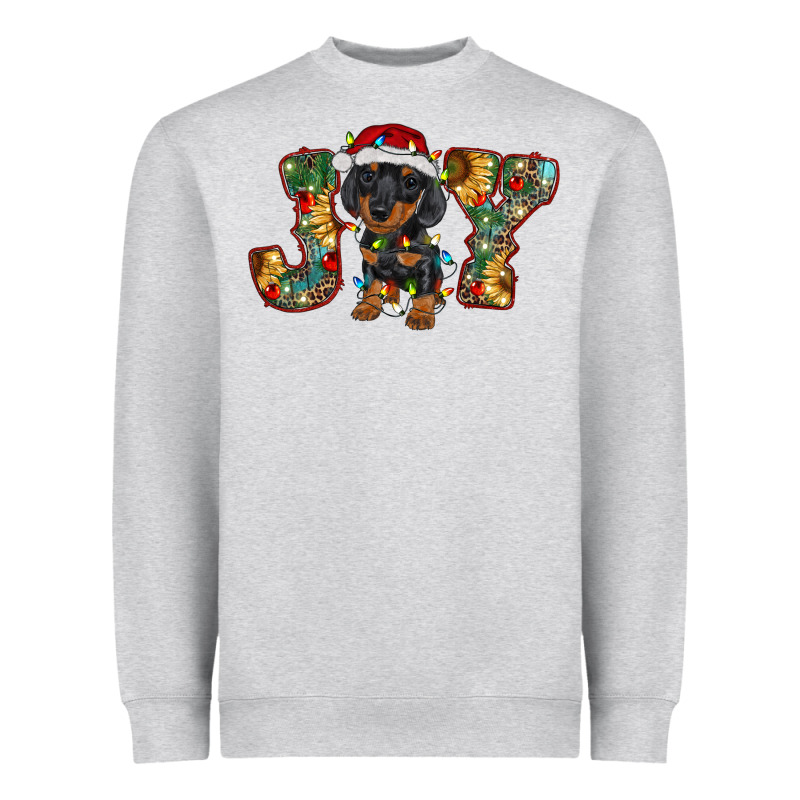 Dachshund Puppy Christmas Joy Heavyweight Sweatshirt by RanaPortraitStore | Teevron
