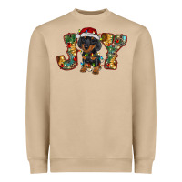 Mushroom dachshund puppy christmas joy Heavyweight Sweatshirt - RanaPortraitStore