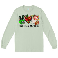 Matcha peace love  christmas Long Sleeve Tee - AdoDesignShop