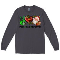 Smoke peace love  christmas Long Sleeve Tee - AdoDesignShop