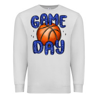 Dove Grey game day basketball Premium Sweatshirt - MaliasSmallBusiness