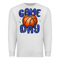 Oatmeal Heather game day basketball Premium Sweatshirt - MaliasSmallBusiness