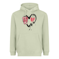 Matcha mimi flower heart Heavyweight Hoodie - MaliasSmallBusiness