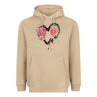 Mushroom mimi flower heart Heavyweight Hoodie - MaliasSmallBusiness