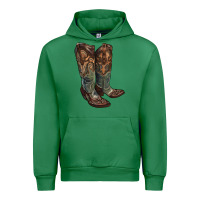 Emerald cowgirl boots Urban Hoodie - RanaPortraitStore