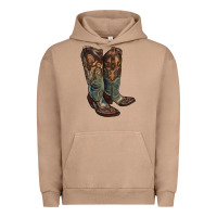 Pigment Burro cowgirl boots Urban Hoodie - RanaPortraitStore