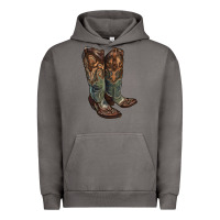 Pigment Tornado cowgirl boots Urban Hoodie - RanaPortraitStore