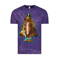 Cloud Purple arrowhead horse Vintage Tee - RanaPortraitStore