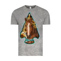 Cloud Rock arrowhead horse Vintage Tee - RanaPortraitStore