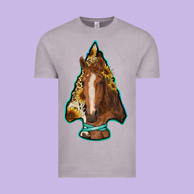 Arrowhead Horse Vintage Tee Designed By Ranaportraitstore