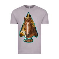 Vintage Zinc arrowhead horse Vintage Tee - RanaPortraitStore